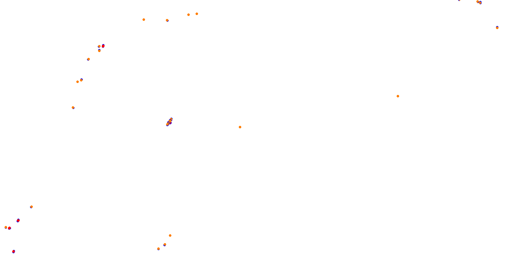Imola 1972 34 Slots collisions